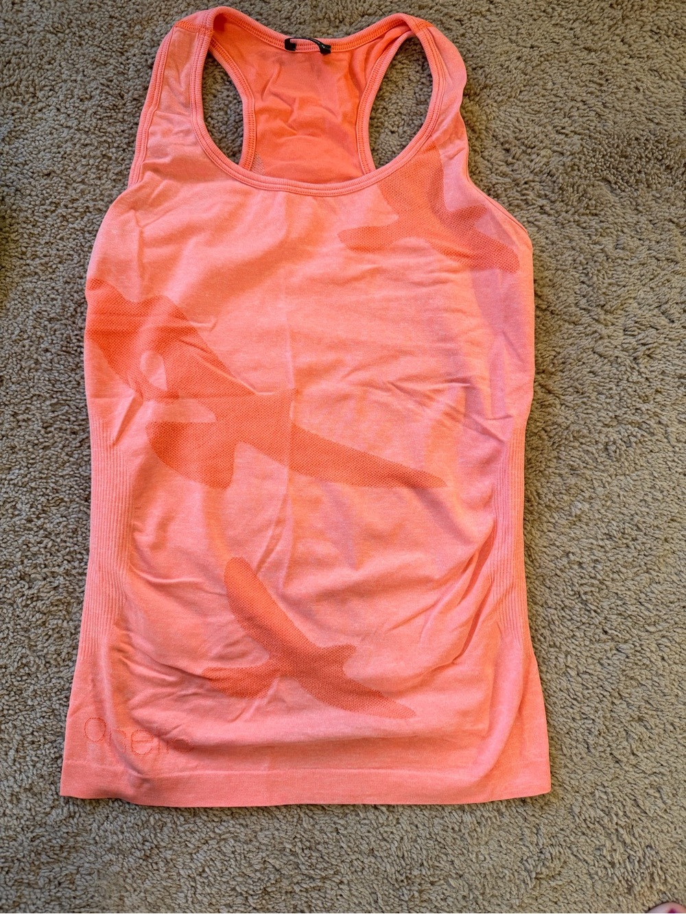 OISELLE FLYTE TANK orange Running Sz xs